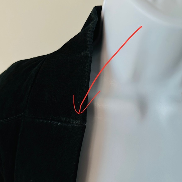 Lovely Black Genuine Leather Suede Swing Jacket Size 14 - Picture 11 of 12
